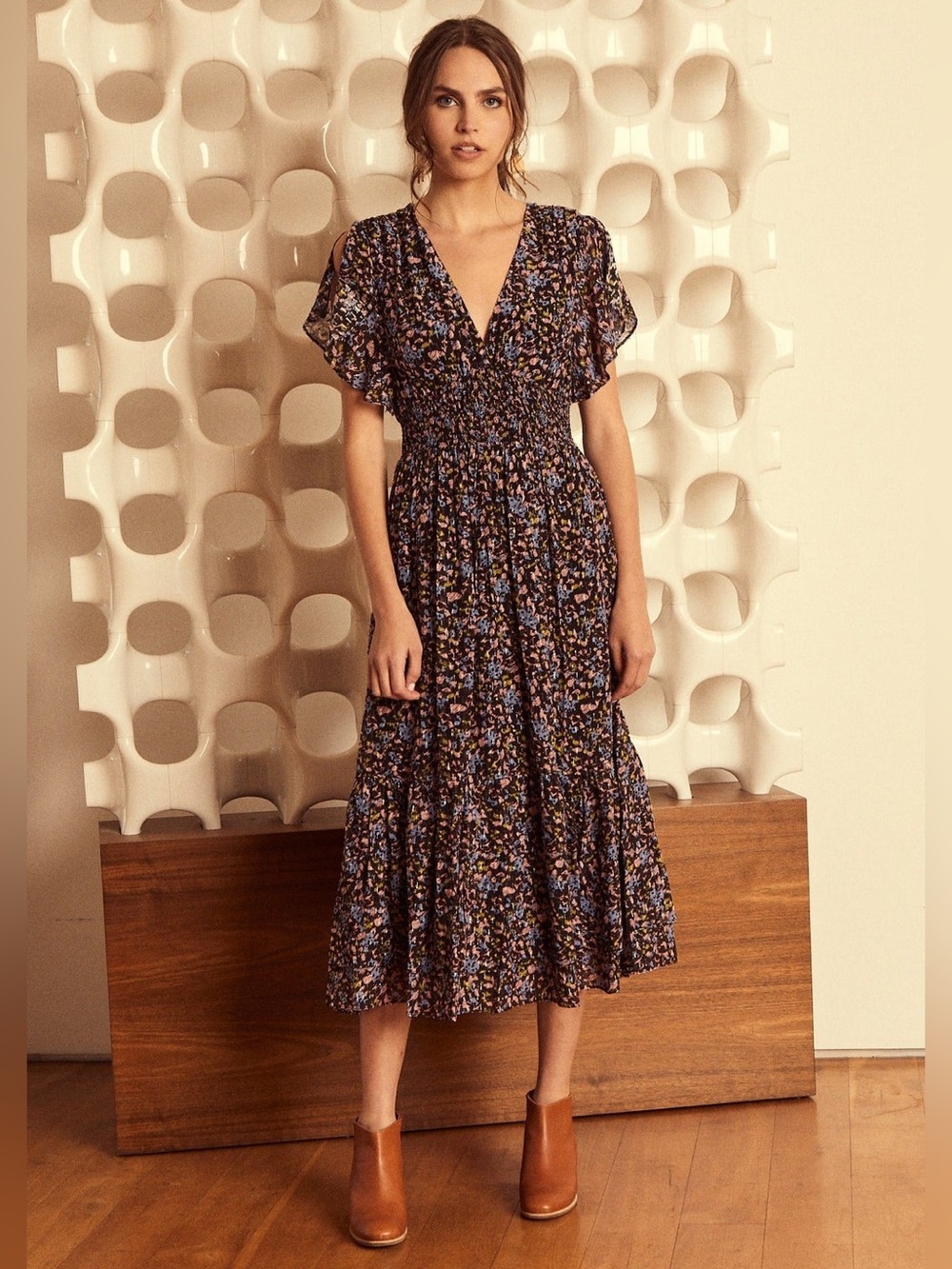 Caballero Blakely Dress - Moonlit Moss Small